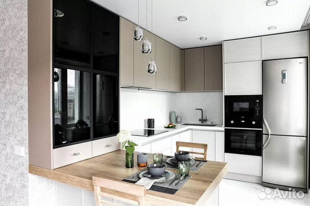 Кухня угловая лофт на заказ