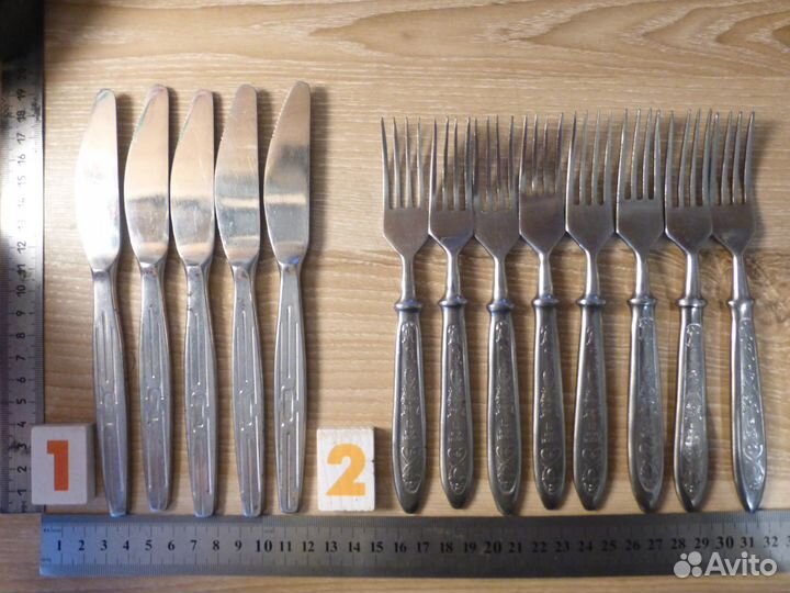 Нержавейка ножи,вилки,ложки СССР