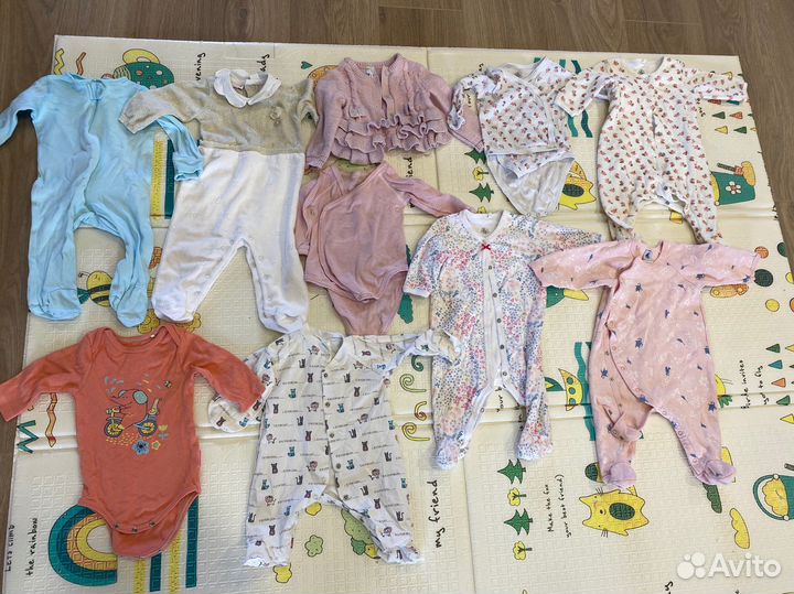 Вещи пакетом на девочку от 0 до 3 месяцев