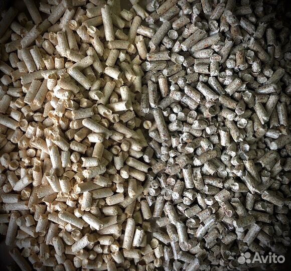 Древесные пеллеты белые