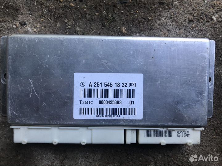 Блок управления пневмоподвеской Mercedes benz W164