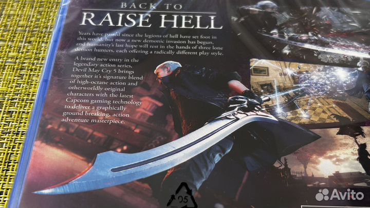 Devil may cry 5 ps4 новый диск
