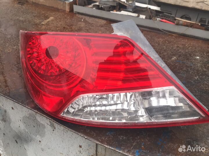 Задний фонарь на хюндай солярис