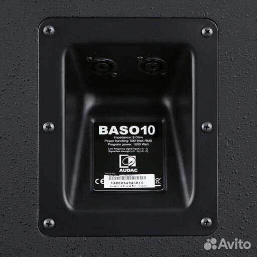 Пассивный сабвуфер Audac baso10/B