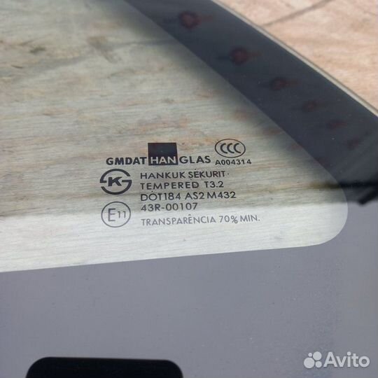 Стекло заднее левое Chevrolet Lacetti универсал