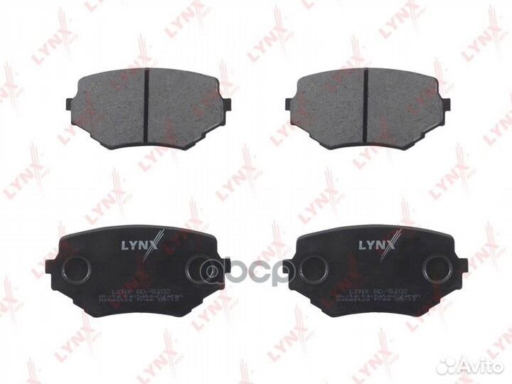 Колодки тормозные дисковые перед BD5102