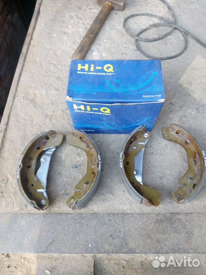 Тормозные задние колодки на шевроле ланос