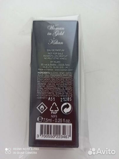 Kilian Woman in gold