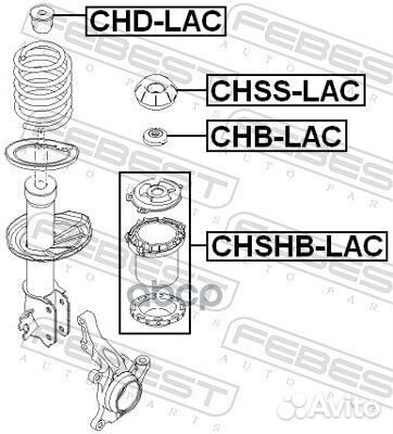 Опора амортизатора chevrolet lacetti chss-LAC