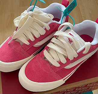 Vans Knu Skool дутыши Pink White Оригинал