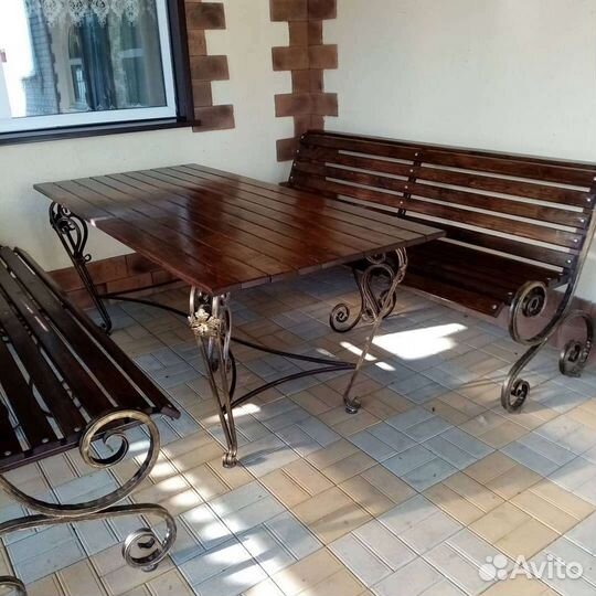 Качели, лавочки, столы