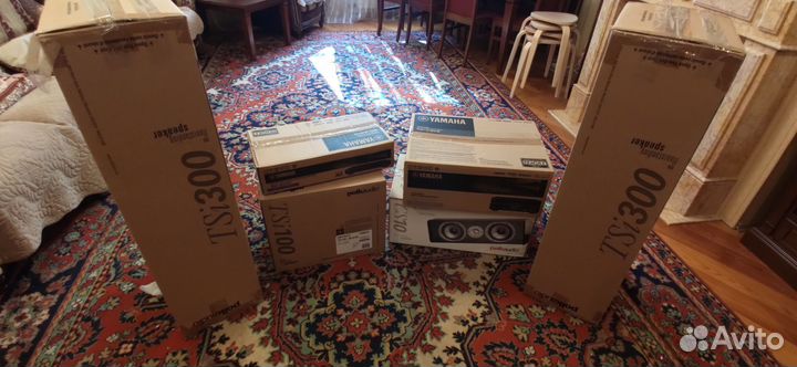 Аудиосистема yamaha, polk audio