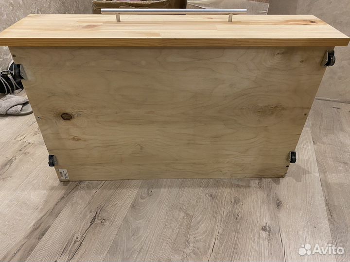 Ящик для хранения под столик Икеа лакк