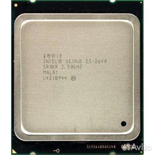 Процессор Intel Xeon E5 2640 6 ядер 12 потоков