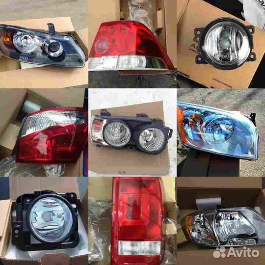 Стекло фары П/Т круглое левоеправое для BMW 5 E39