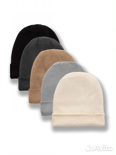 Шапка бини средней вязки Оптом f-2250