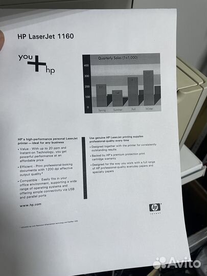 Лазерный принтер HP laserjet p1160