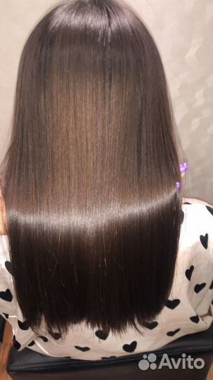 Кератиновое выпрямление