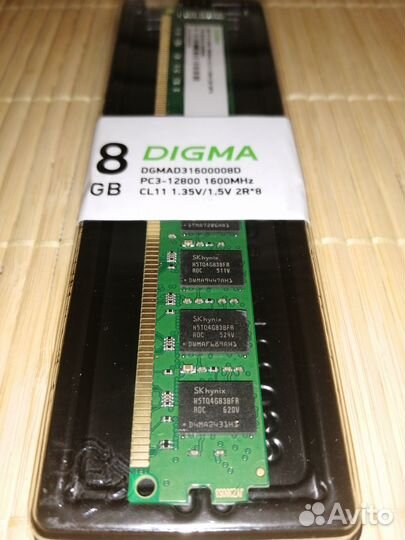 Оперативная память 8Gb Ddr3 Ddr3L новая гарантия