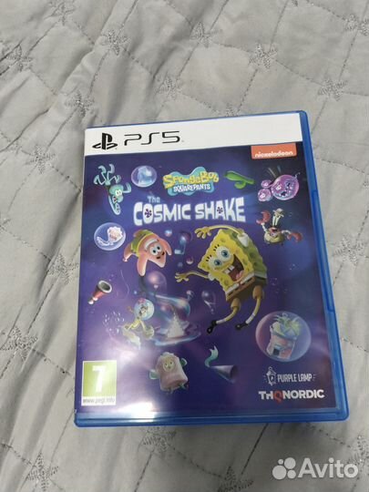 Диски на PS 4,5 Crash bandicoot, Sponge bob
