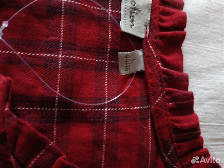 Рубашка новая р. 48тонкая фланель