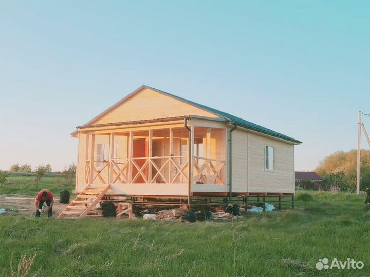 Каркасный дачный домик