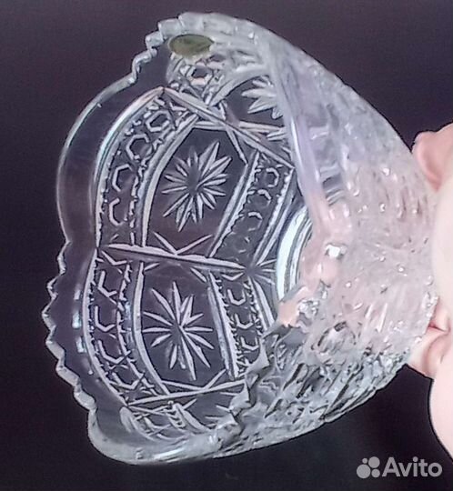 Хрустальная конфетница СССР