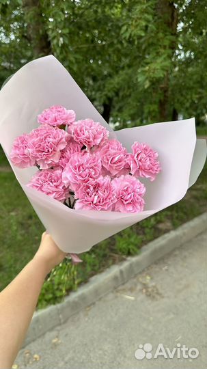 Букет из диантусов