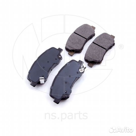 NSP02581014LA00 Колодки тормозные дисковые перед