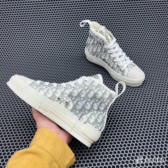 Кеды Dior B23 High Top Logo Oblique