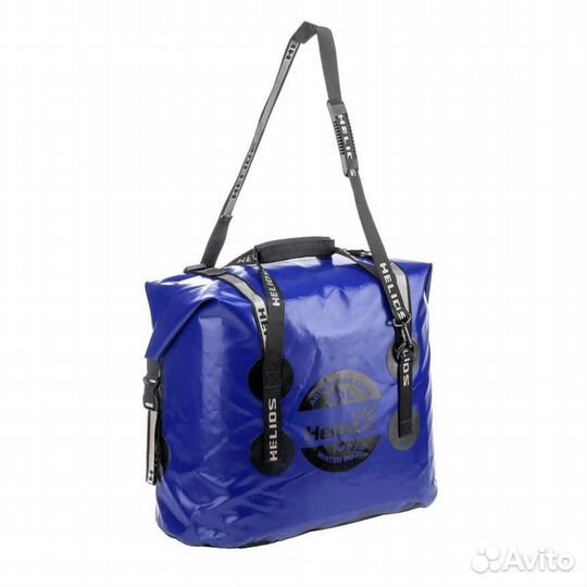 Гермосумка 60л (пвх, синий/черный) (HS-GS-60-BB) H