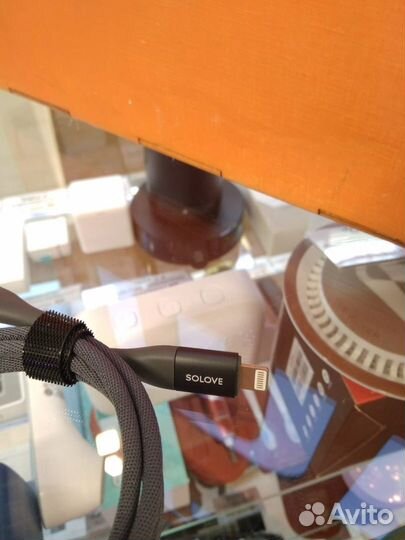 Кабель зарядки Xiaomi Solove Type-C/Lightning