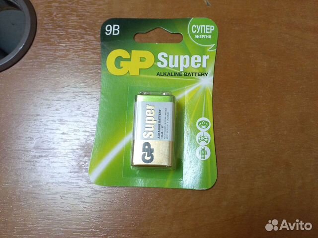 Батарейка LR14 и Крона 9V