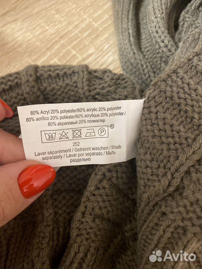 Комплект шапка и шарф женский