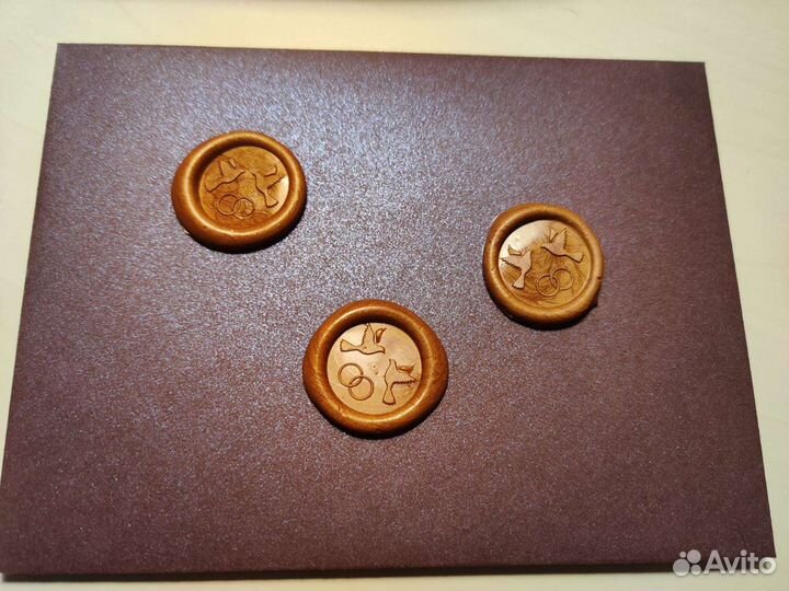 Сургучные оттиски для пригласительных на свадьбу