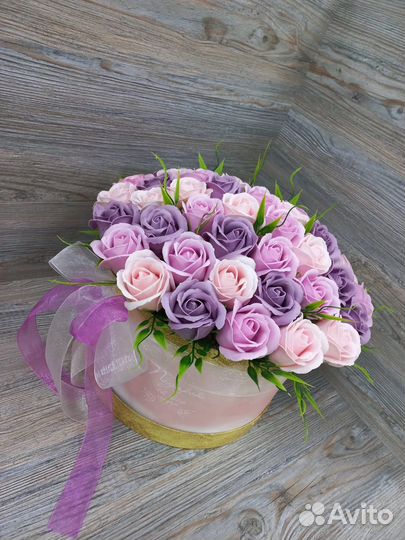 Букет из мыльных цветов