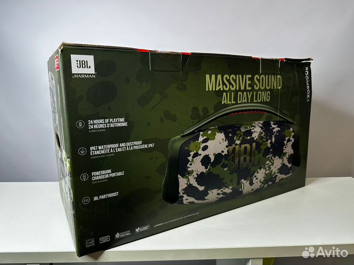 Колонка JBL Boombox 3 Squad Camouflage