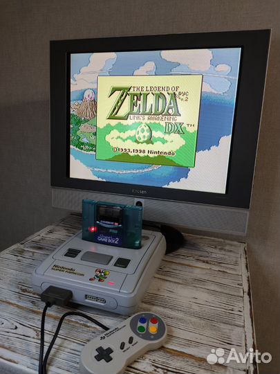 Nintendo super gameboy 2 (комплект, коробка)