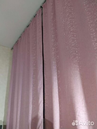 Шторы Рогожка 2 шт. лента