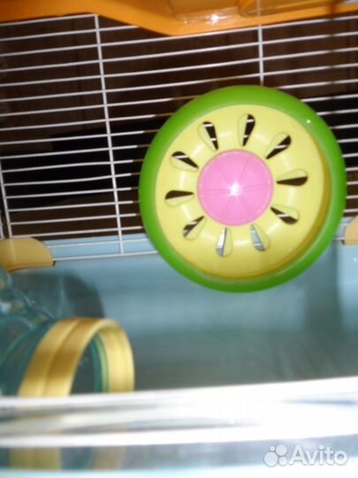 Клетка и переноска для хомяка или крыски