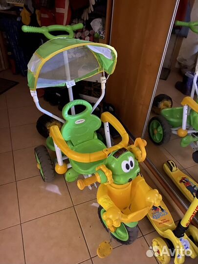 Велосипед с ручкой