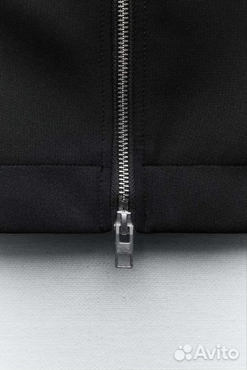 Zara топ на двойной молнии