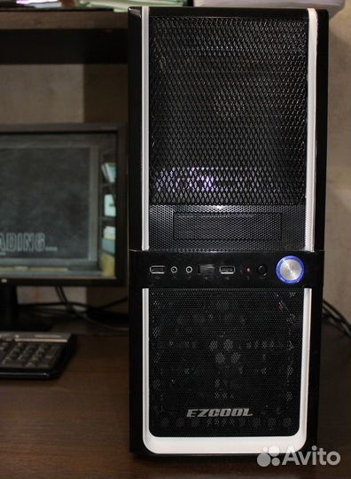 Игровой пк. i5 7400/rx 470 8gb/16gb ddr4/ssd+hdd