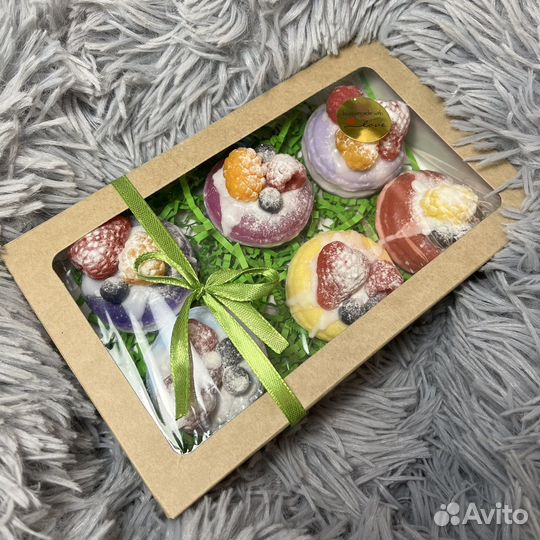 Мыло ручной работы, капкейки, подарок девушке