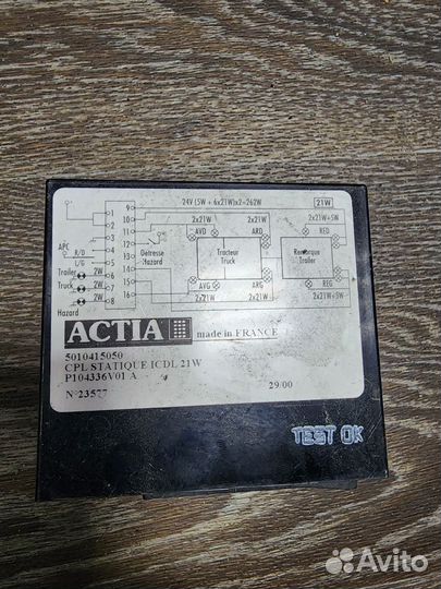 Реле поворотов renault premium