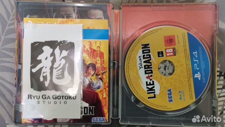 Yakuza like a dragon steelbook ps4