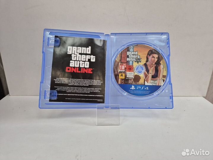 Игровые диски. Sony Playstation 4 GTA 5 / Grand Theft Auto V