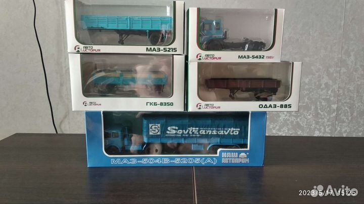 Модели грузовых автомобилей 1:43 Аист, SSM