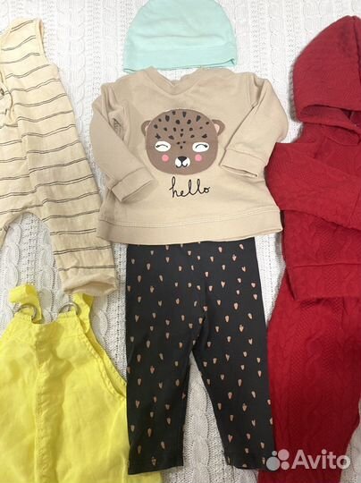 Пакет вещей для девочки Zara,H&M