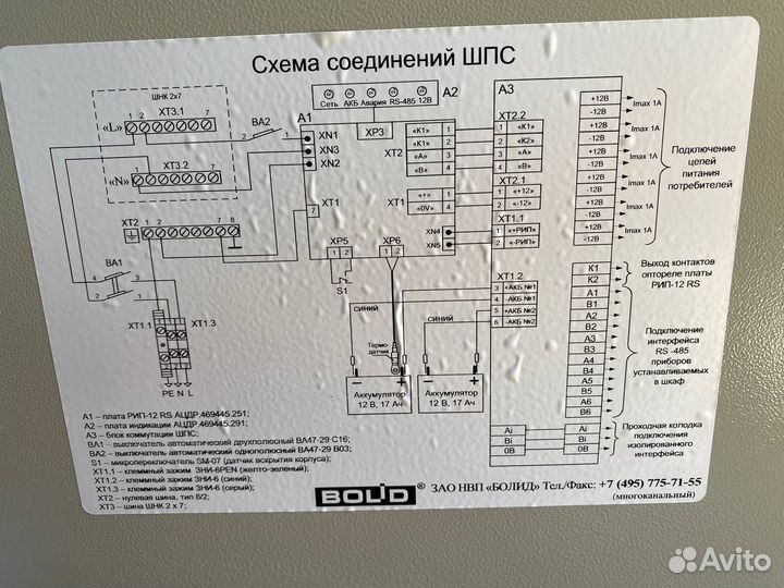 Шпс Болид ацдр.425642.001 эт